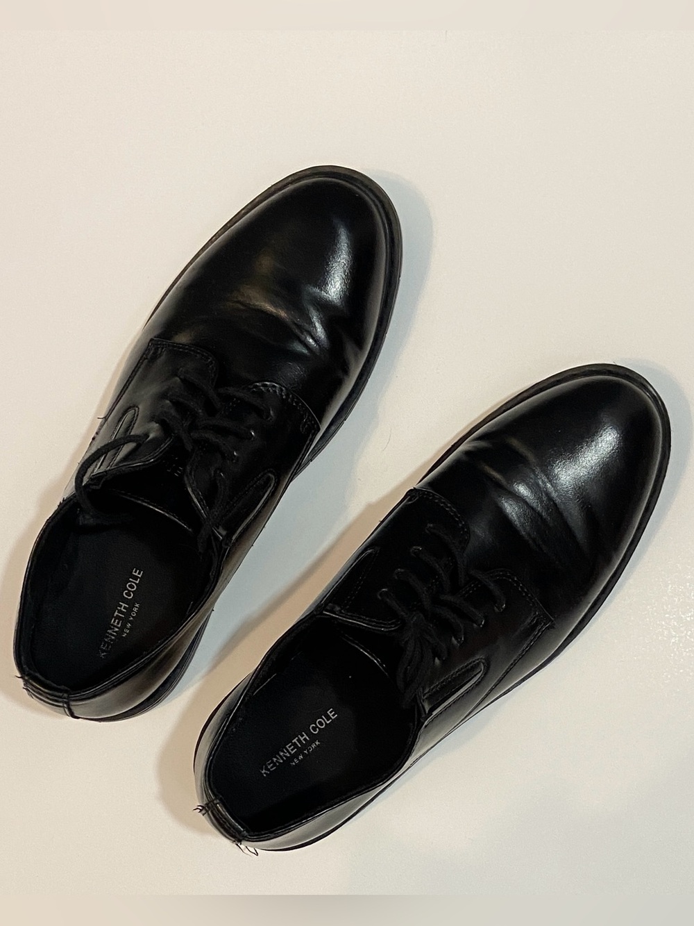 Kenneth Cole New York Boys Dress Oxford | Size 4 | Black | EUC